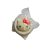 Hello Kitty-figur oppbevaringssett for kontaktlinser, farge: hvit