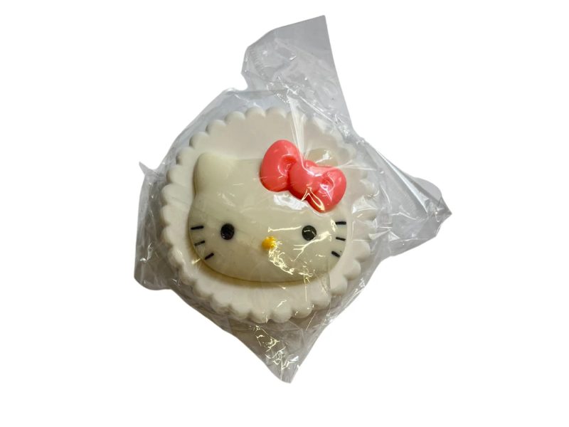 Hello Kitty-figur oppbevaringssett for kontaktlinser, farge: hvit