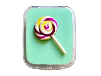   Oppbevaringssett for kontaktlinser med kjærlighet på pinne, farge: Grønn