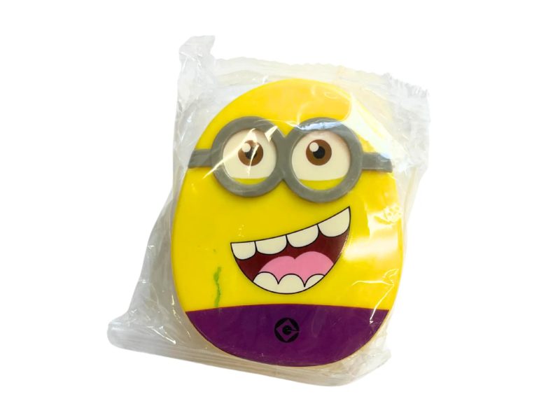 Minion-figur, oppbevaringssett for kontaktlinser, farge: lilla