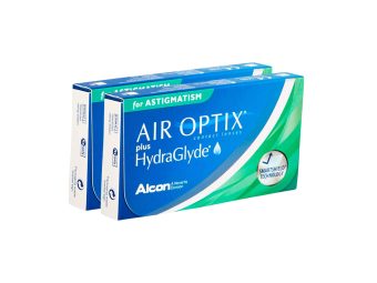 Air Optix Plus HydraGlyde for Astigmatism (12 linser)