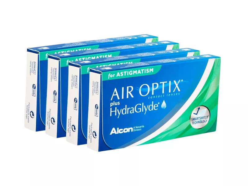 Air Optix Plus HydraGlyde for Astigmatism (24 linser)