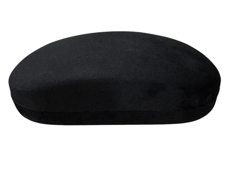 Brilleetui plysj svart