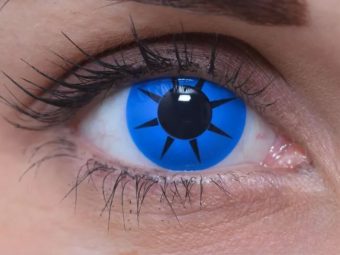 ColourVUE Crazy Blue Star (2 linser) - uten dioptri