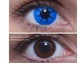 ColourVUE Crazy Blue Star (2 linser) - uten dioptri