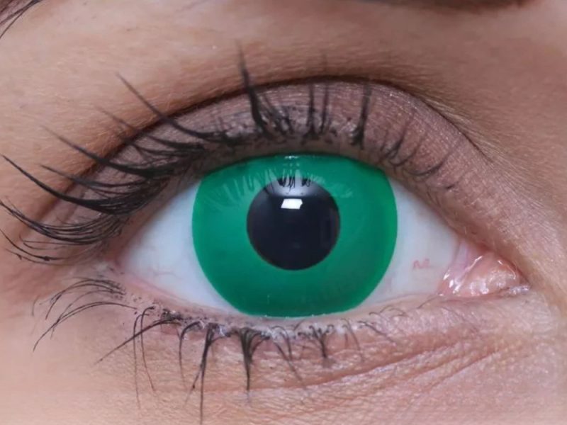 ColourVUE Crazy Emerald Green (2 linser) - uten dioptri