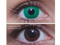 ColourVUE Crazy Emerald Green (2 linser) - uten dioptri