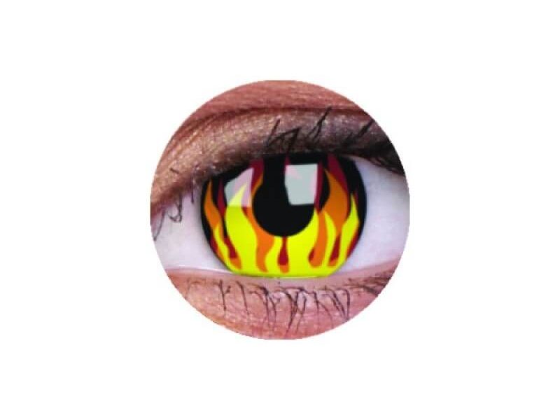 ColourVUE Crazy Flame Hot (2 linser) - uten dioptri