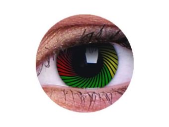 ColourVUE Crazy Rasta (2 linser) - uten dioptri