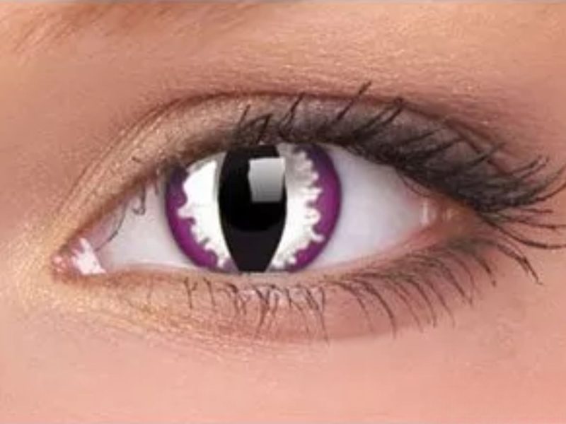 ColourVUE Crazy Purple Dragon (2 linser) - uten dioptri