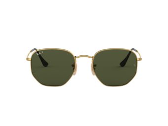 Ray-Ban Hexagonal Solbriller RB 3548N 001/58 Ray-Ban Hexagonal Solbriller RB 3548N 001/58