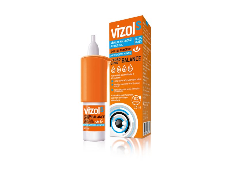Vizol S Hydro Lipid Balance 0.15 % HA, 0.25 % ricinusolje  (10 ml)