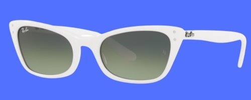 Ray-Ban hvite solbriller
